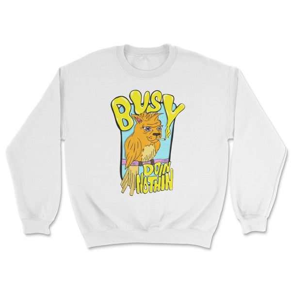 Busy Doin Nothin Crewneck Sweatshirt - The New Wave NYC - Shirts & Tops - 