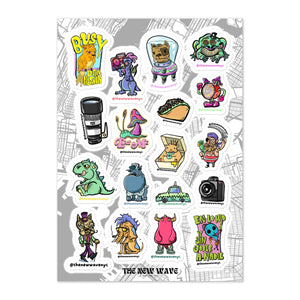 Clique Sticker Sheet - The New Wave NYC - Sticker - 