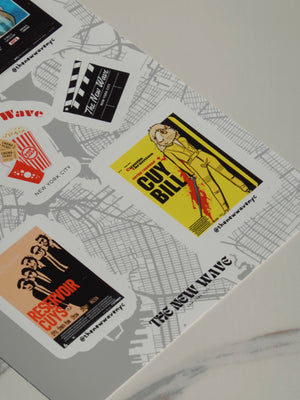 Cuy Collection Sticker Sheet - The New Wave NYC - Decorative Stickers - 