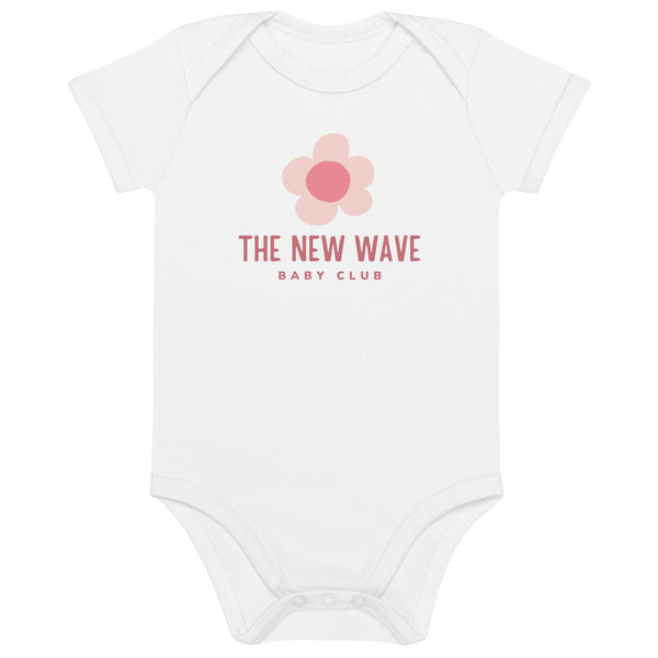 Flower Baby Club Organic Onesie - The New Wave NYC - 