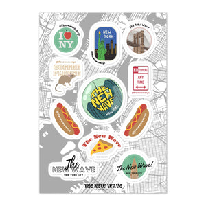 New York City Sticker Sheet - The New Wave NYC - 