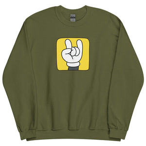 Rock On Crewneck Sweatshirt - The New Wave NYC - 