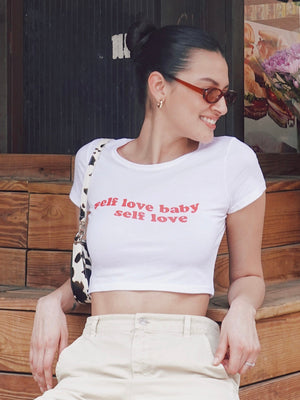 Self Love Crop Tee - The New Wave NYC - 