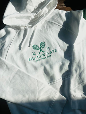 Tennis Club ECO Embroidered Hoodie - The New Wave NYC - 