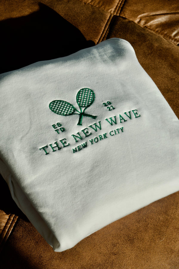 Tennis Club ECO Embroidered Hoodie - The New Wave NYC - 